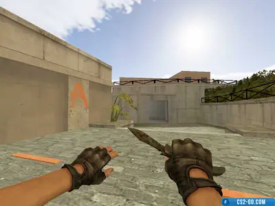 The Navaja knife “Pixel Forest Camouflage” model for CS 1.6