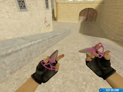 Push Dagger “Ultraviolet” model for CS 1.6