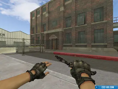 The Navaja knife “Soot” model for CS 1.6