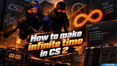 How to make infinite time in CS 2 (CS 2)