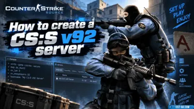 How to create a CS:S v92 server (Counter-Strike: Source v92)