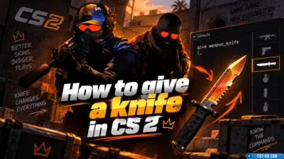 How to give a knife in CS 2 (CS 2)