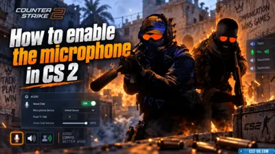 How to enable the microphone in CS 2 (Counter-Strike 2) – Voice Chat