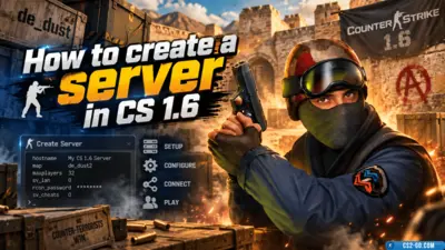 How to create a server in CS 1.6 (Counter-Strike 1.6)