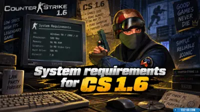 System requirements for CS 1.6