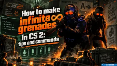 How to make infinite grenades in CS 2 (CS 2): tips and commands