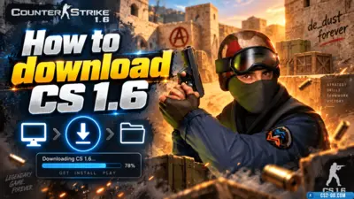 How to download CS 1.6 (Counter-Strike 1.6)