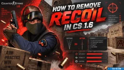 How to remove recoil in CS 1.6 (Counter-Strike 1.6)