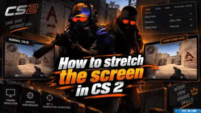 How to stretch the screen in CS 2 (CS 2)