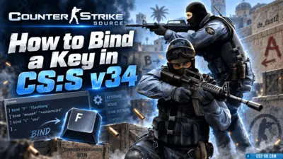 How to Bind a Key in CS:S v34 (CSS v34)