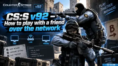 CS:S v92 – How to play with a friend over the network