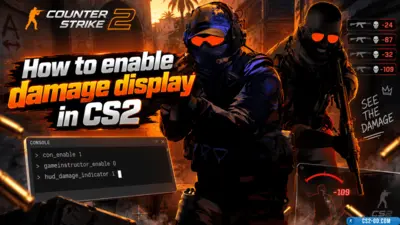 How to enable damage display in CS2 (CS 2)
